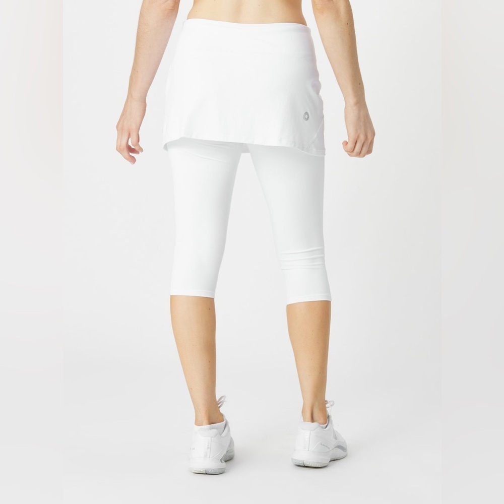 BloqUV Women's Capri Skirt - White, Size S - Picture 3 of 12